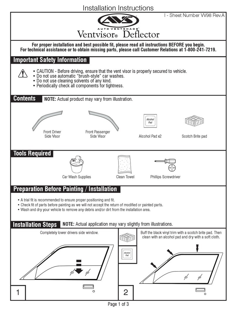 AVS Ventvisor User manual