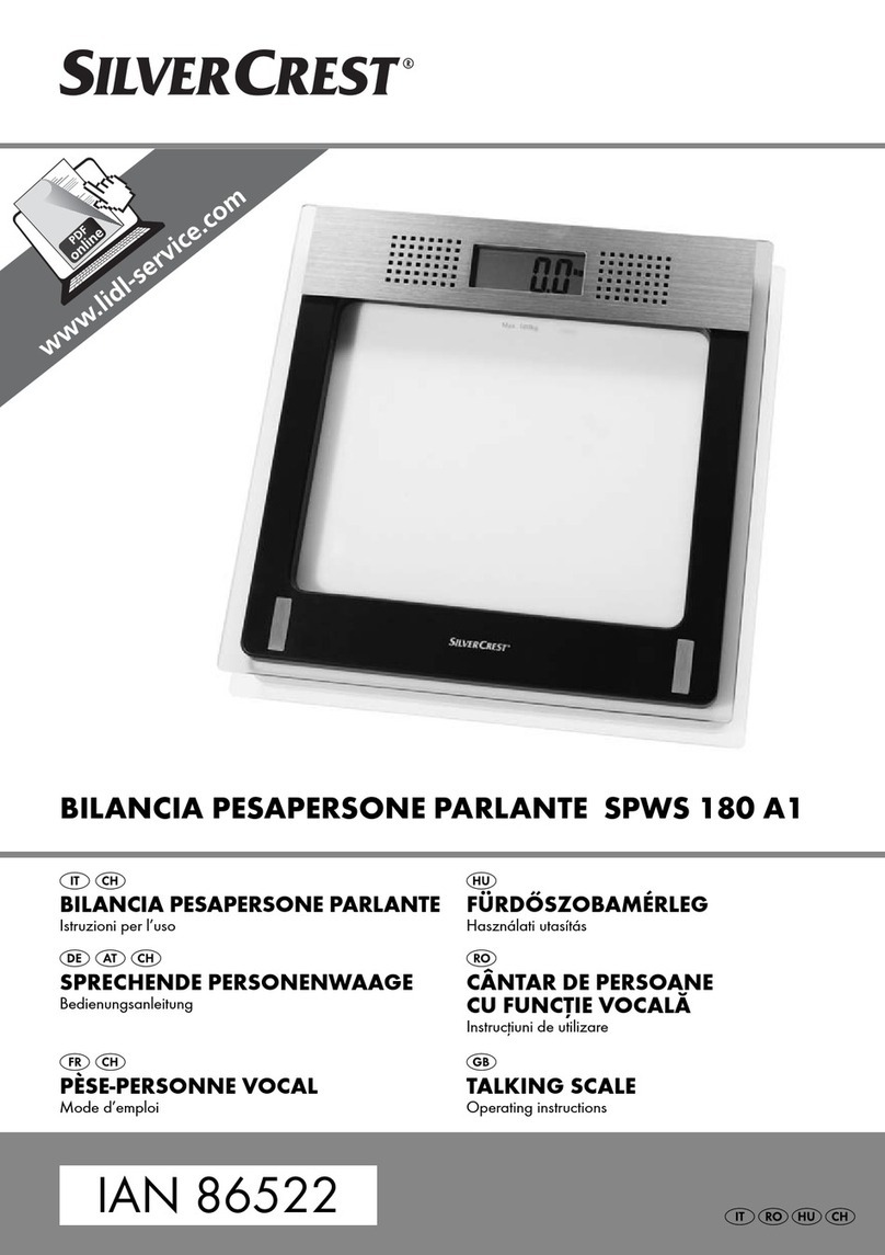 Silvercrest SPWS 180 A1 User manual