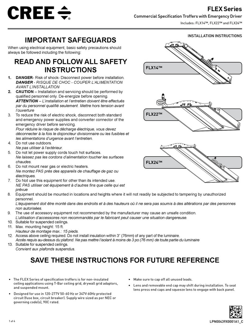 Cree FLEX Series User manual