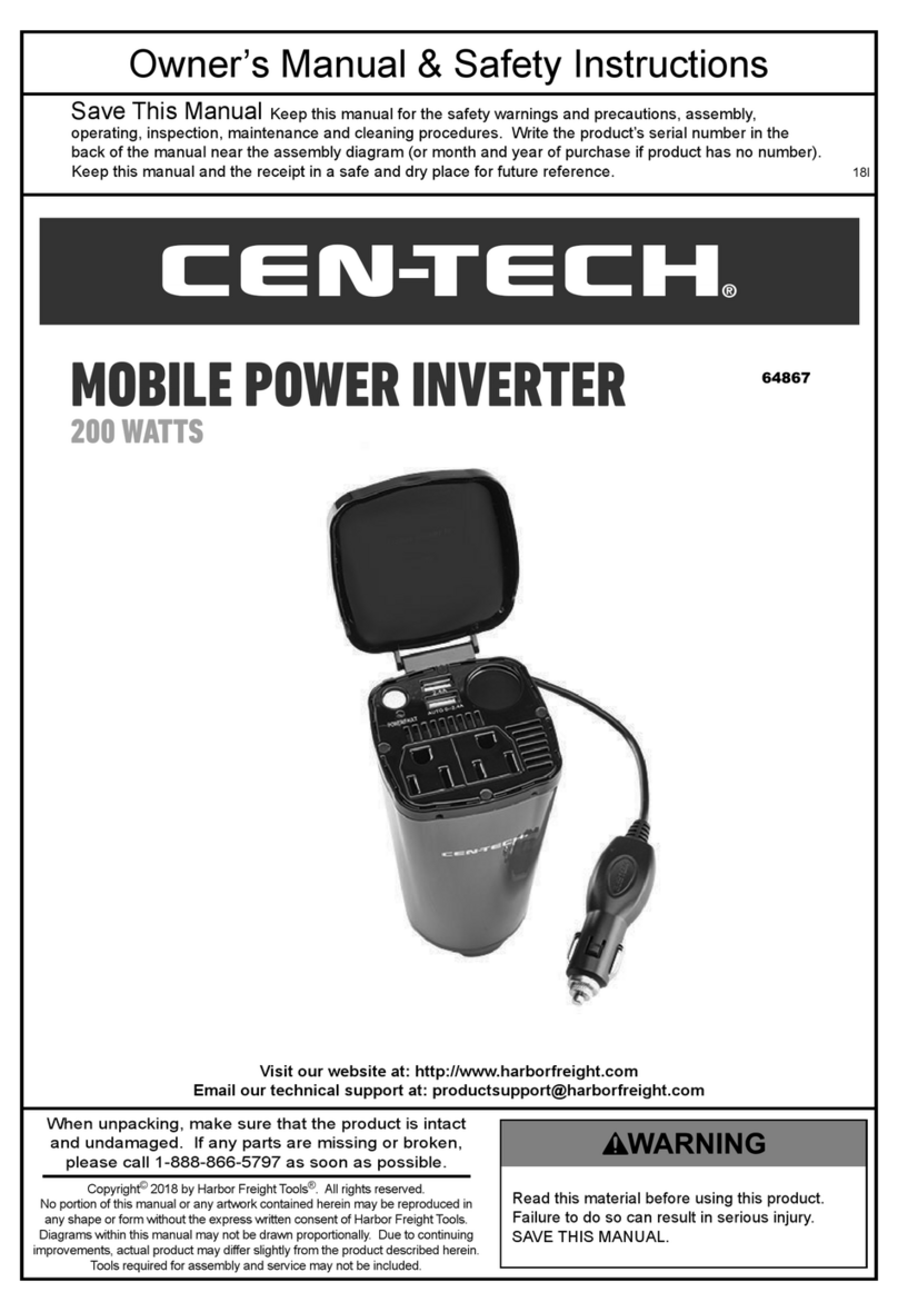 Centech 64867 User manual Centech 64867 User manual