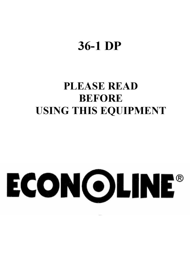 Econoline 36-1 DP Operating instructions & parts manual Econoline 36-1 DP Operating instructions & parts manual