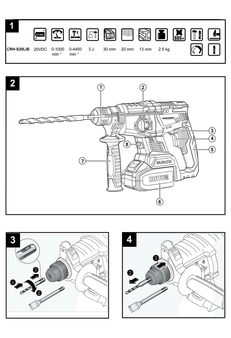 Worcraft CRH-S20LiB User manual