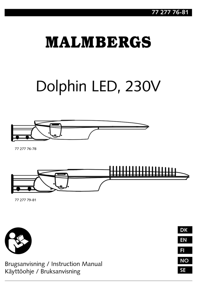Malmbergs Dolphin LED User manual Malmbergs Dolphin LED User manual