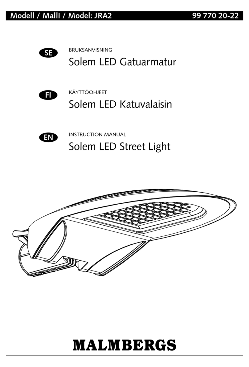 Malmbergs JRA2 instruction manual