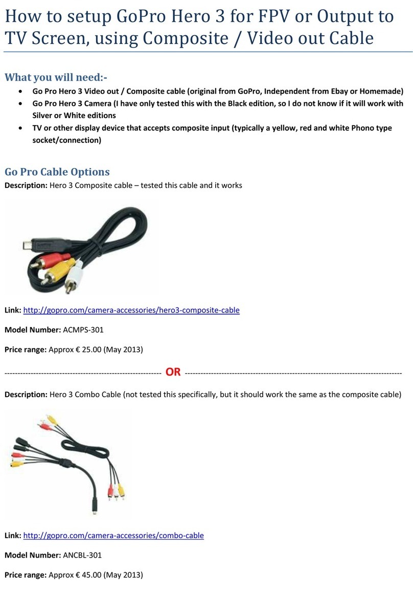GoPro Hero 3 Helmet HERO Setup guide