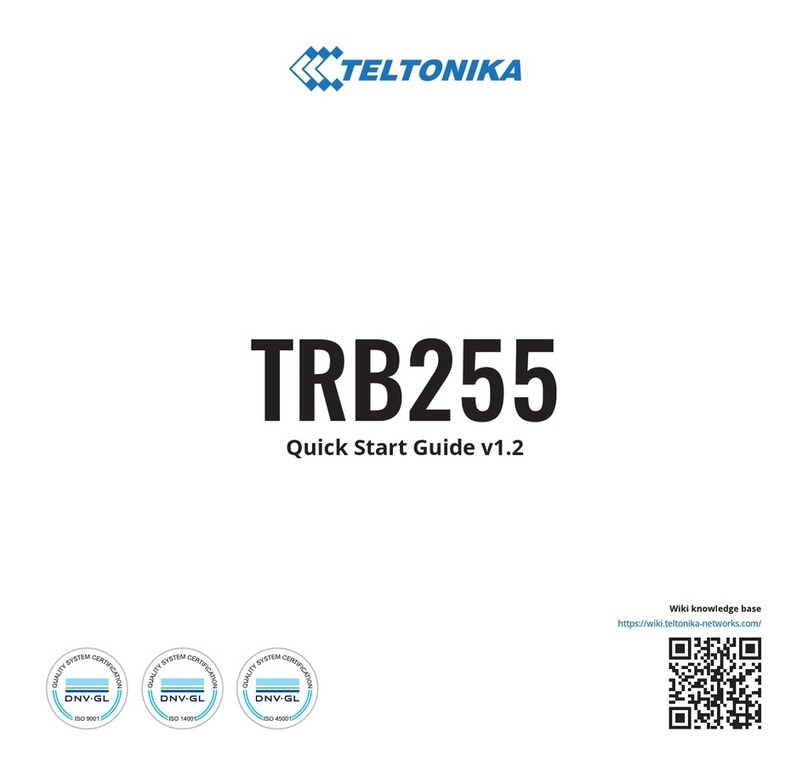Teltonika TRB255 quick start guide Teltonika TRB255 quick start guide