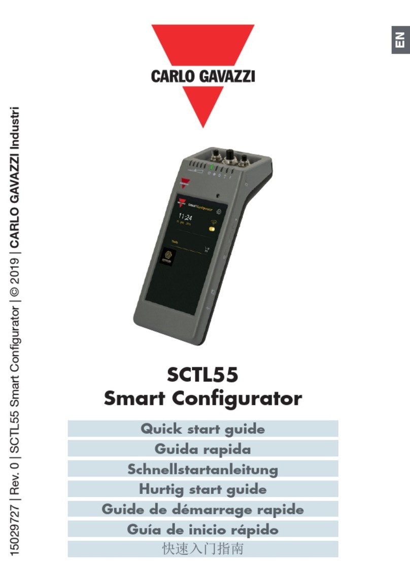 CARLO GAVAZZI SCTL55 quick start guide