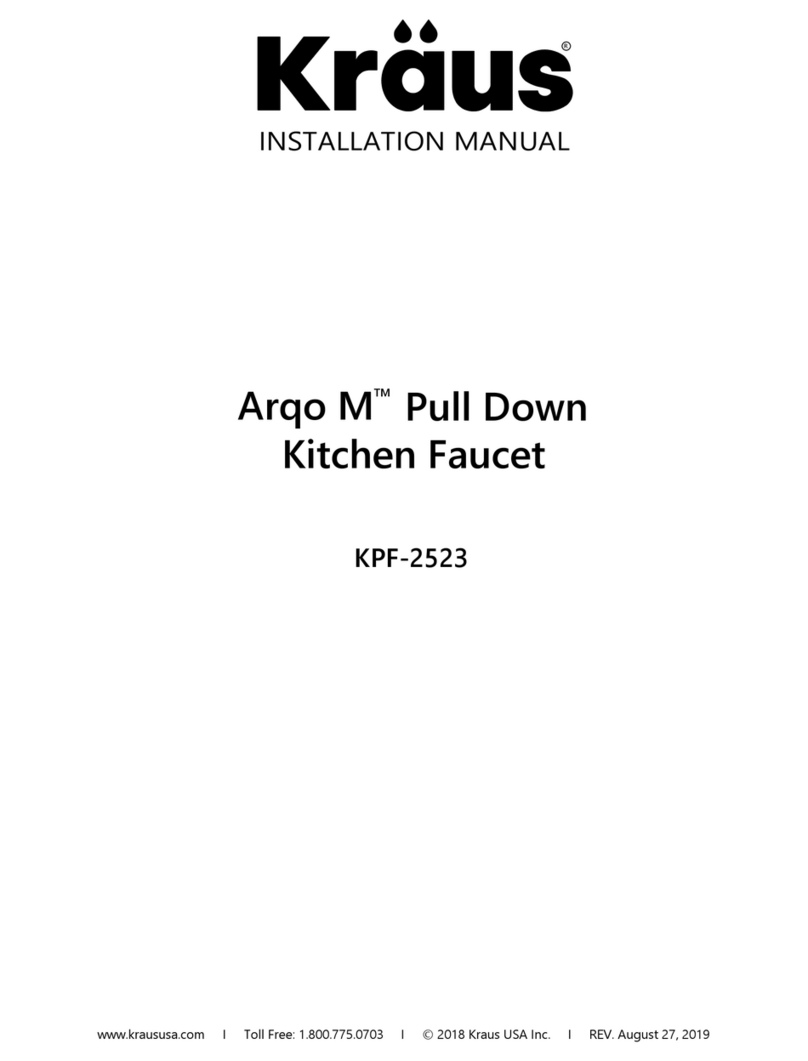 Kraus Arqo M KPF-2523 installation manual