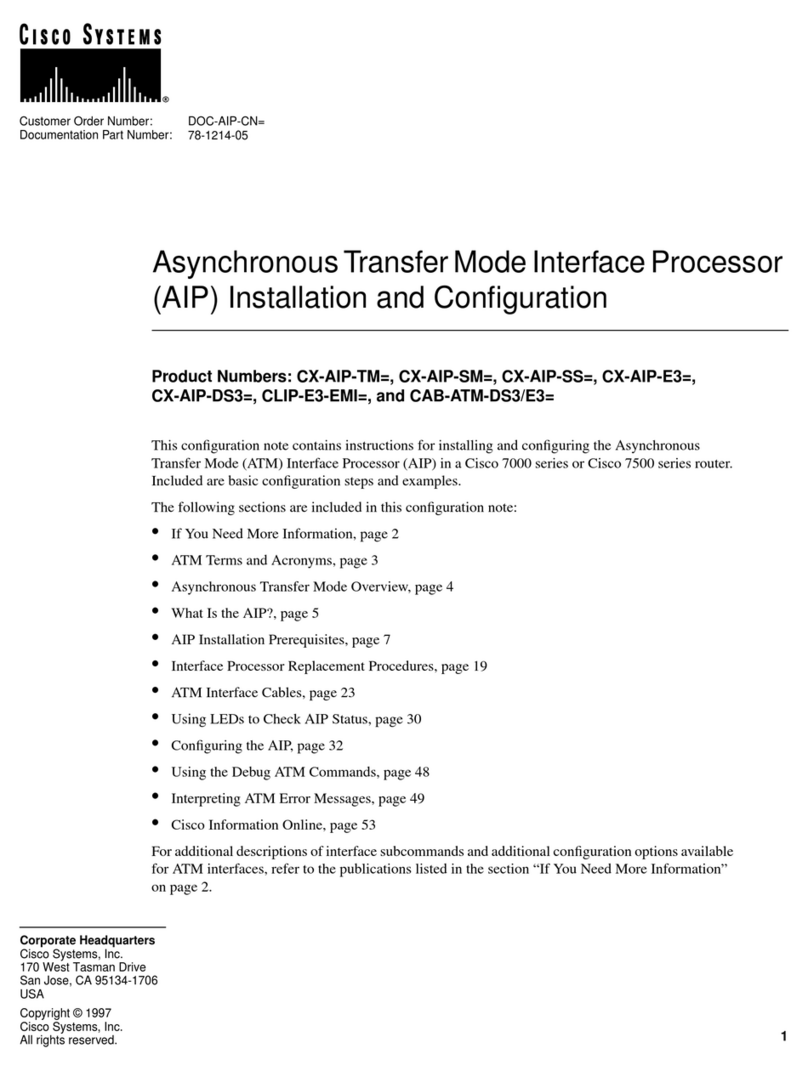 Cisco CX-AIP-TM Installation and configuration
