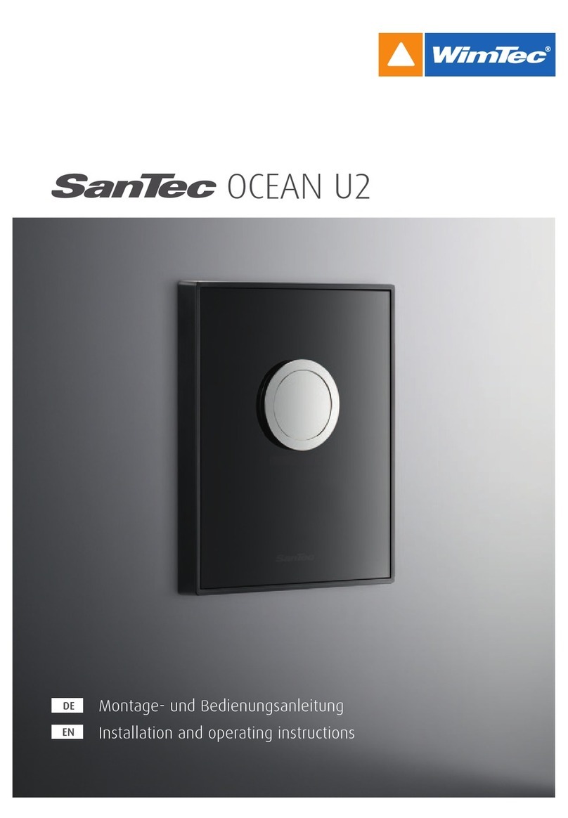 WimTec SanTec OCEAN U2 Installation and operating instructions