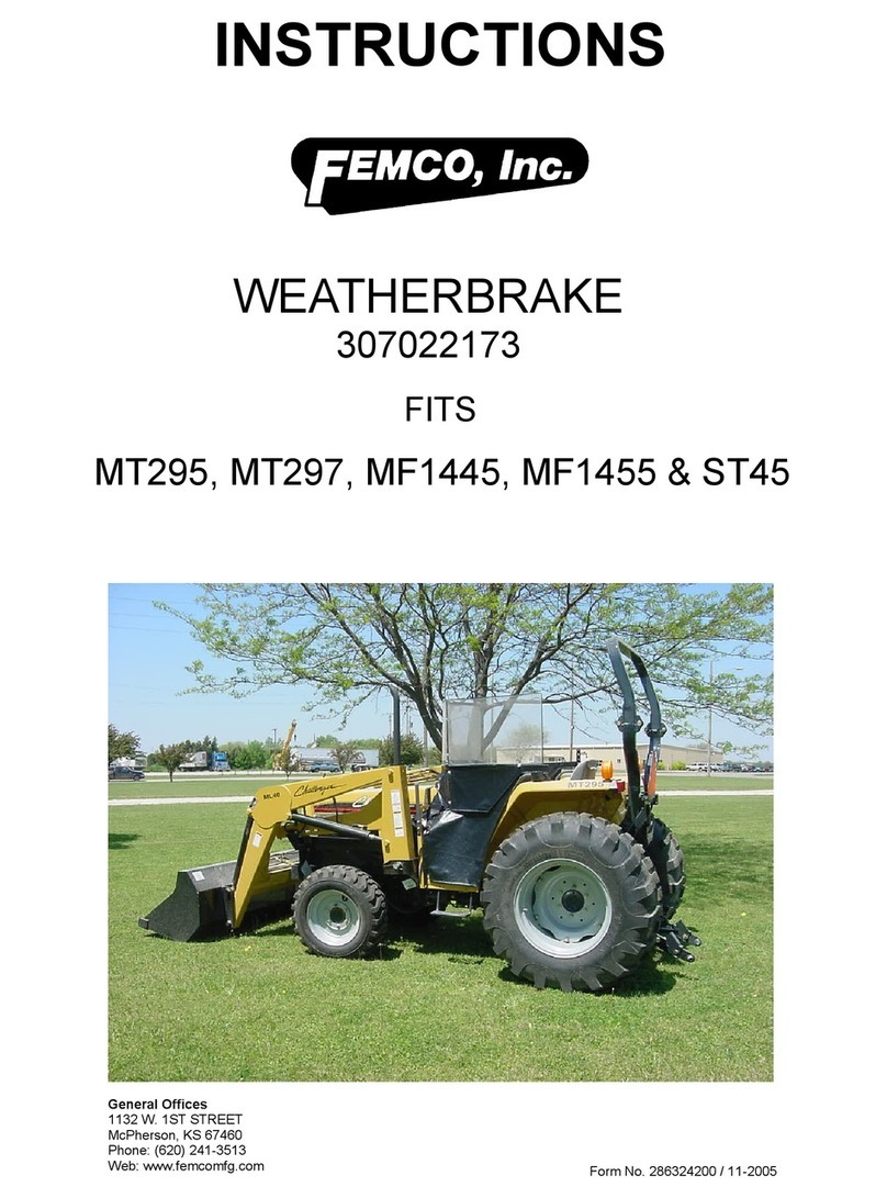 Femco WEATHERBRAKE 307022173 manual