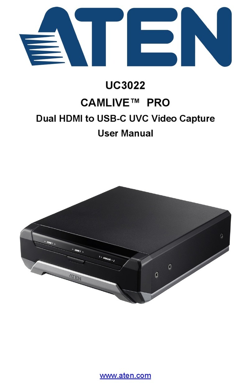 ATEN CAMLIVE PRO UC3022 user manual