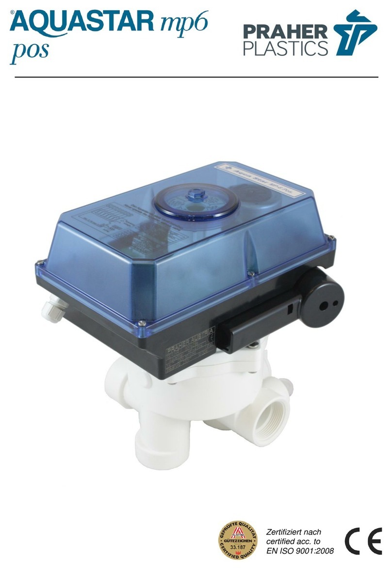 Praher Plastics Aquastar MP6 pos manual
