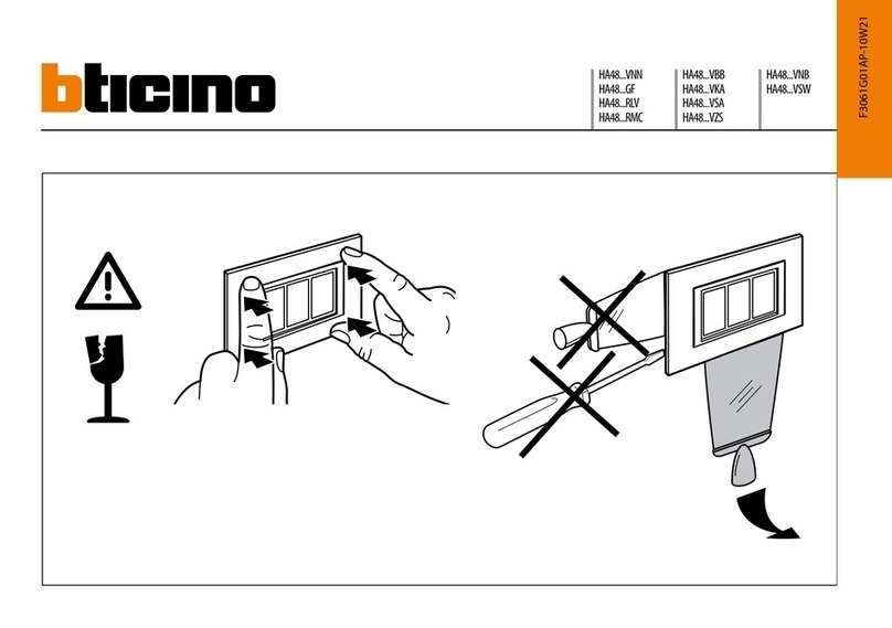 Bticino HA48 VNN Series User manual