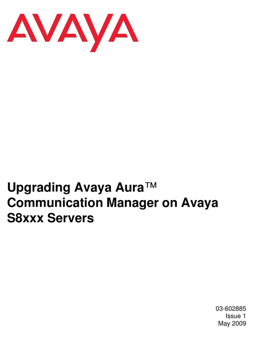 Avaya S8 Series User manual
