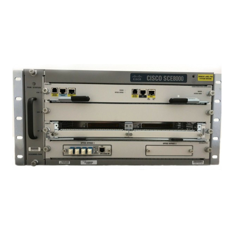 Cisco SCE8000 GBE Instruction Manual Cisco SCE8000 GBE Instruction Manual