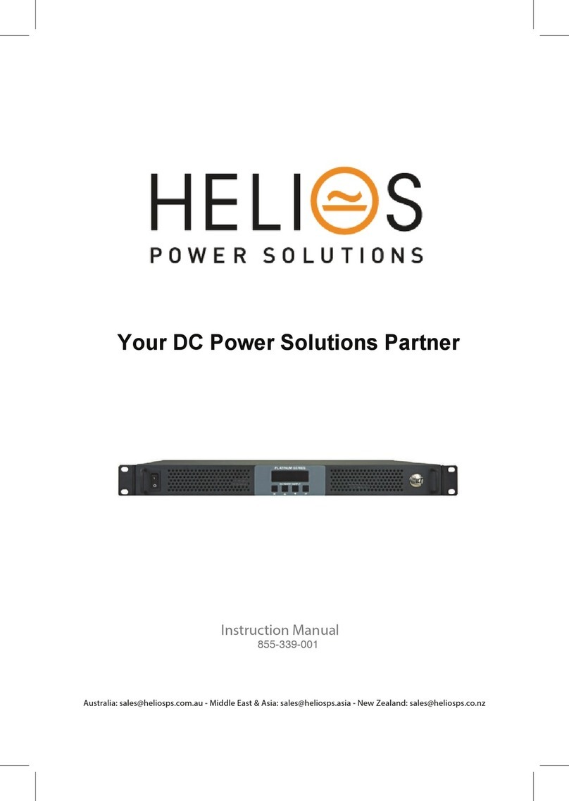 Helios ICT Platinum Series instruction manual
