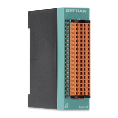 gefran R-MIX User manual gefran R-MIX User manual