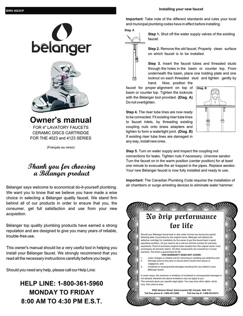 Belanger 4023 Series owner's manual