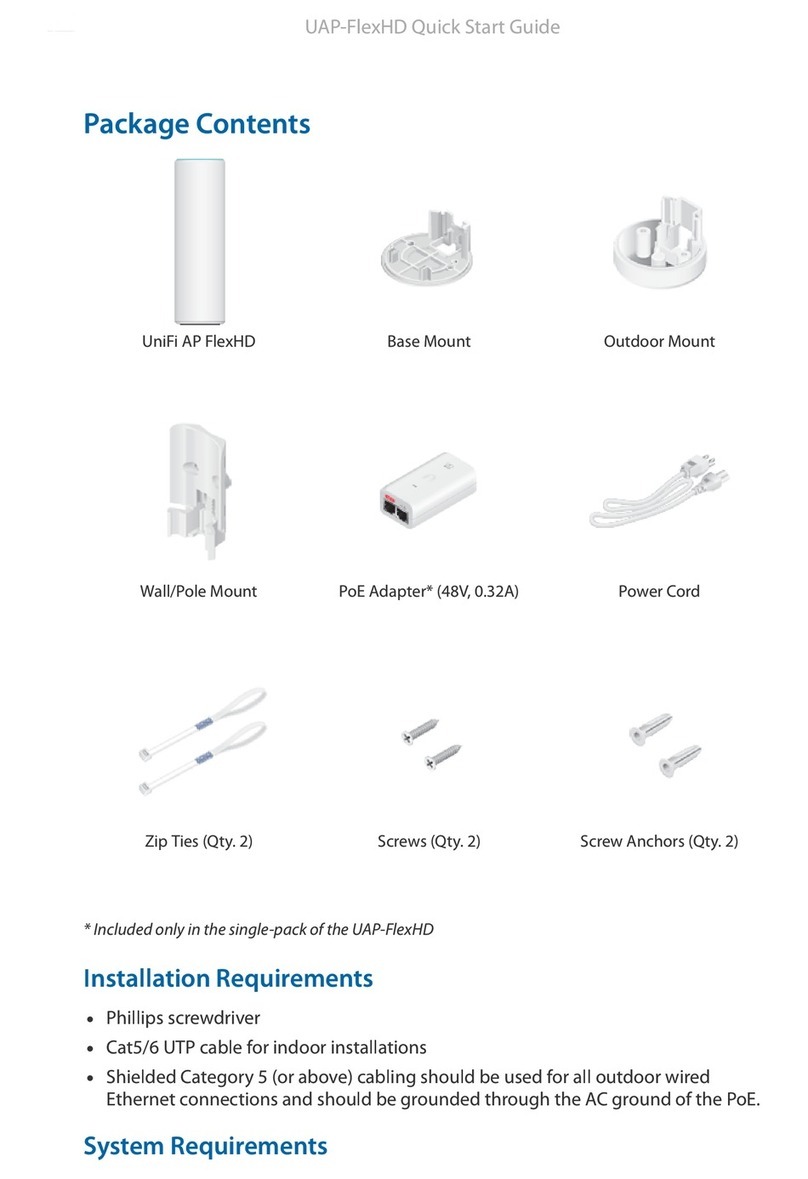 Ubiquiti UniFi AP FlexHD quick start guide