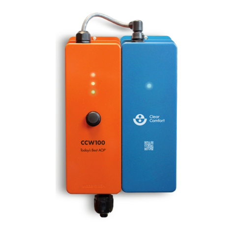 Clear Comfort CCW100 Installation, operation & maintenance manual