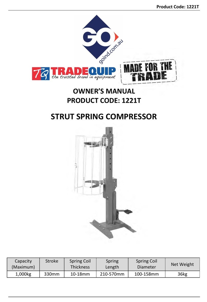 TradeQuip 1221T owner's manual TradeQuip 1221T owner's manual