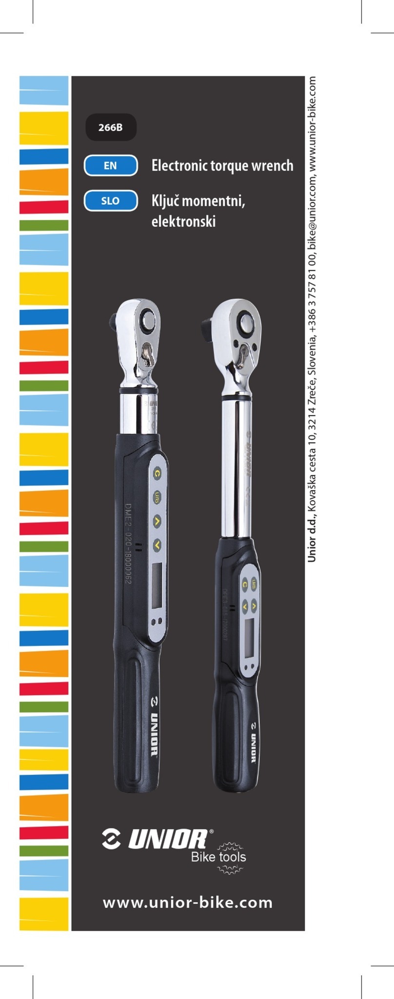 Unior 266B Series manual