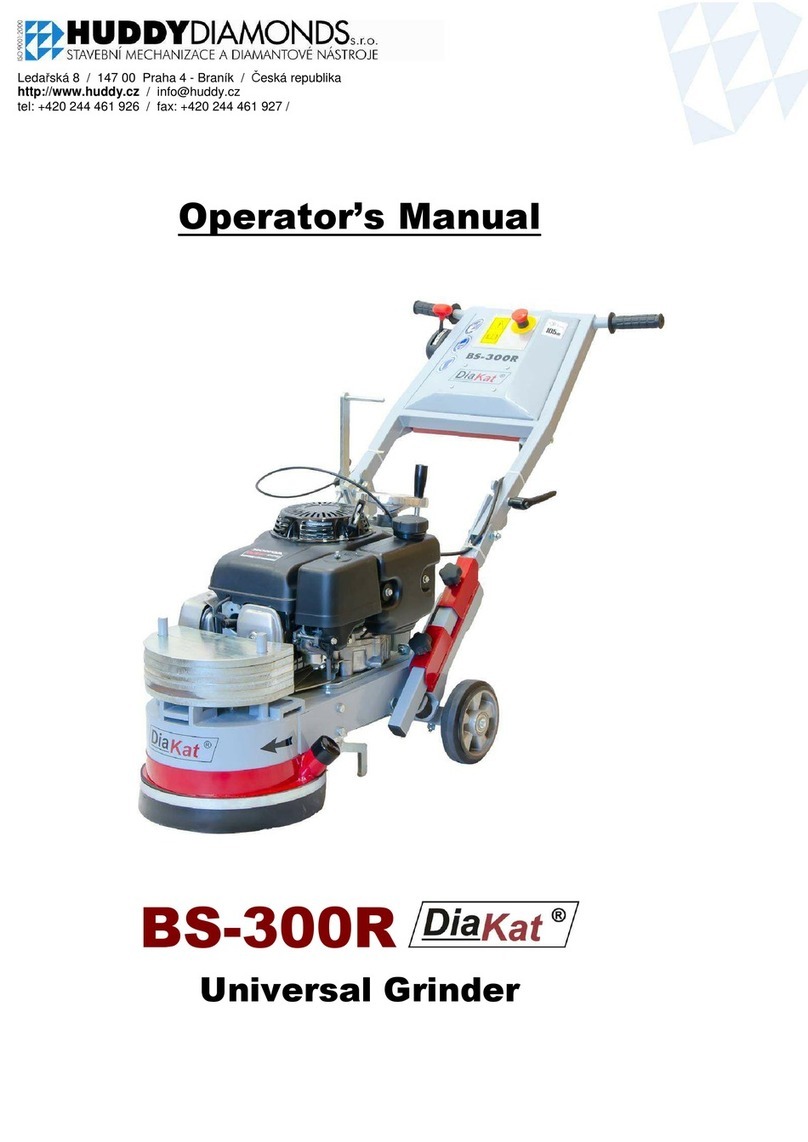 HUDDY DIAMONDS DiaKat BS-300R Operator's manual