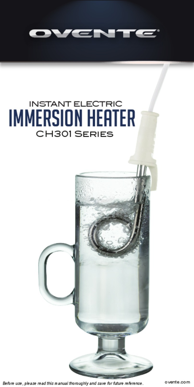 Ovente CH301 Series quick start guide