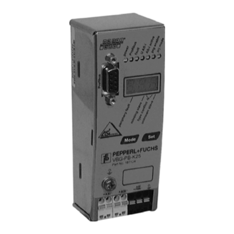 Pepperl+Fuchs VBG-PB-K25 User manual