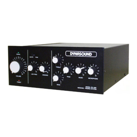 Biamp Dynasound PRO DS1092 User manual