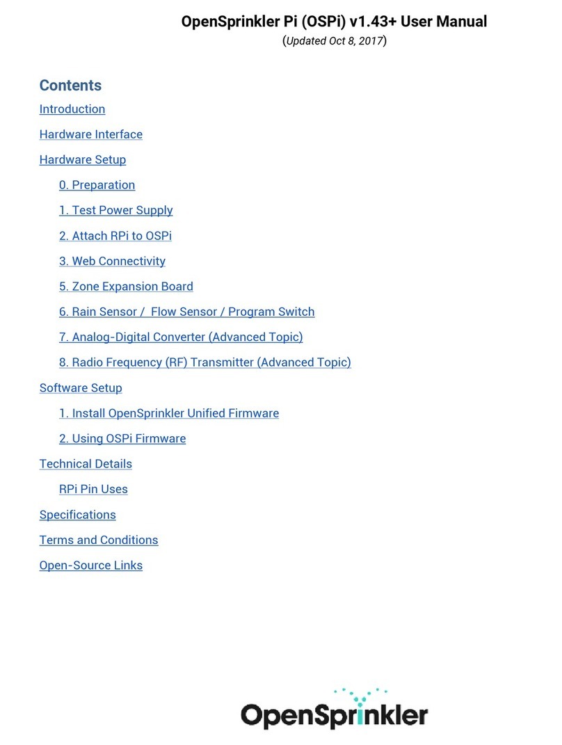 OpenSprinkler Pi user manual