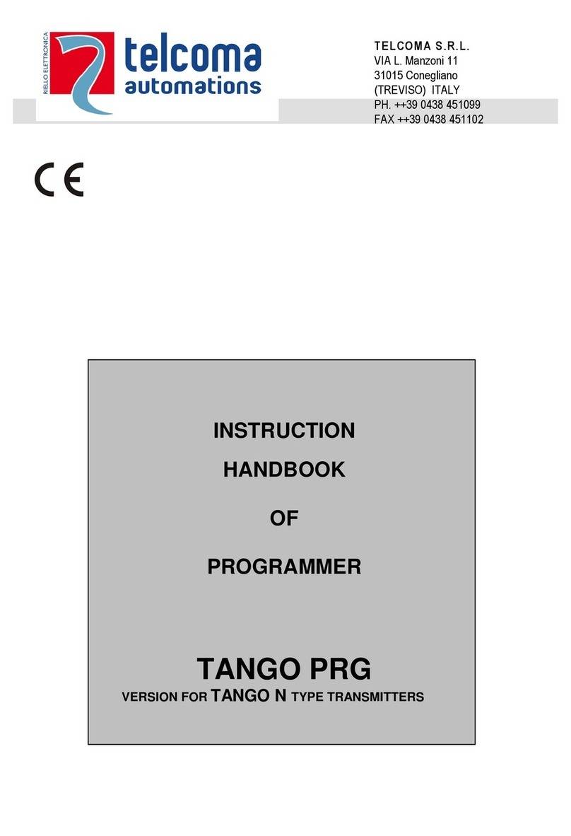 Telcoma TANGO PRG User manual