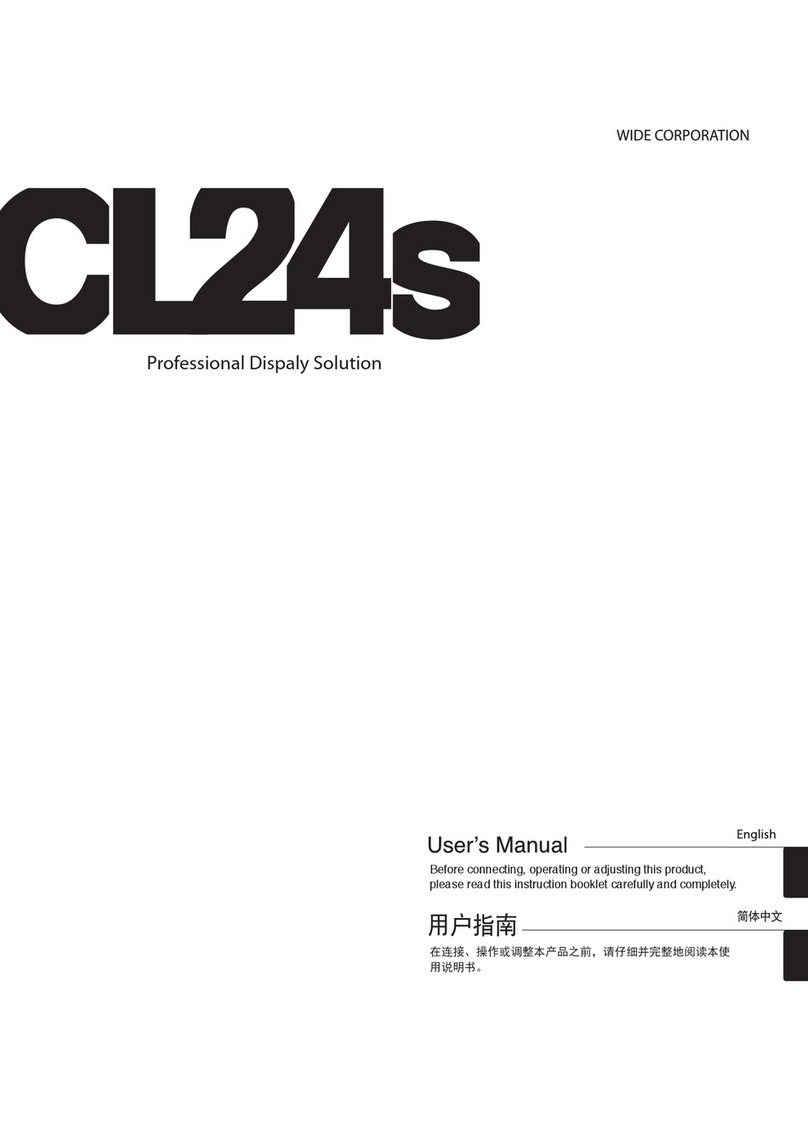 Wide CL24s User manual