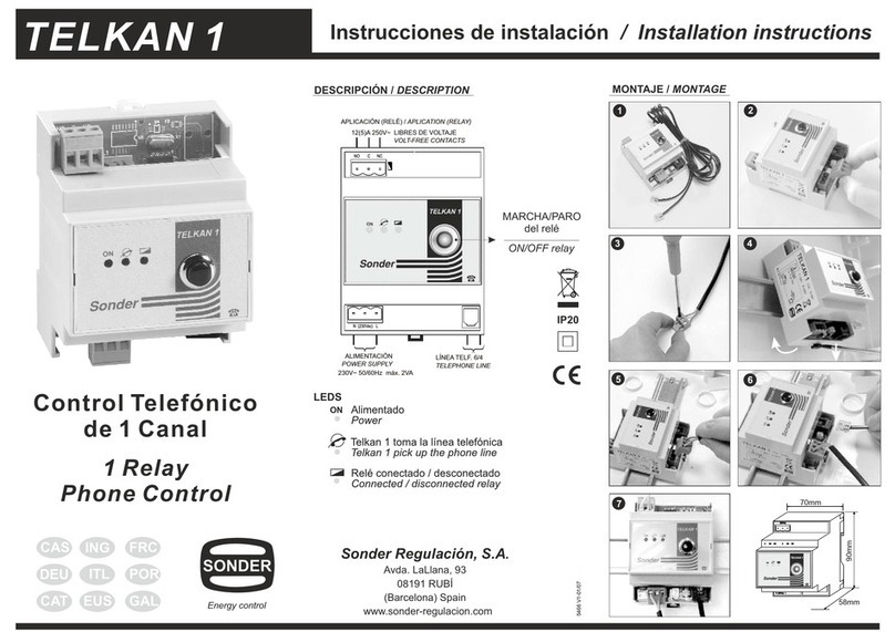 Sonder TELKAN 1 installation instructions