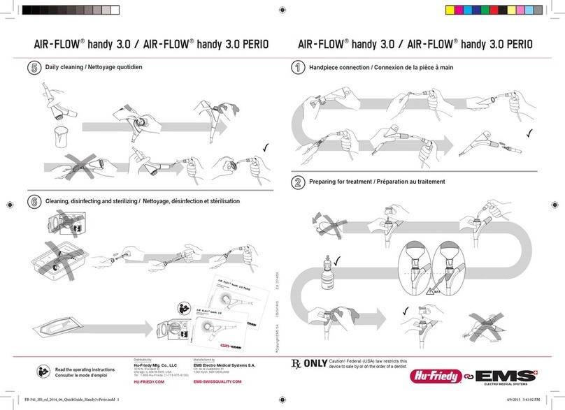 Hu-Friedy EMS AIR-FLOW handy 3.0 quick start guide