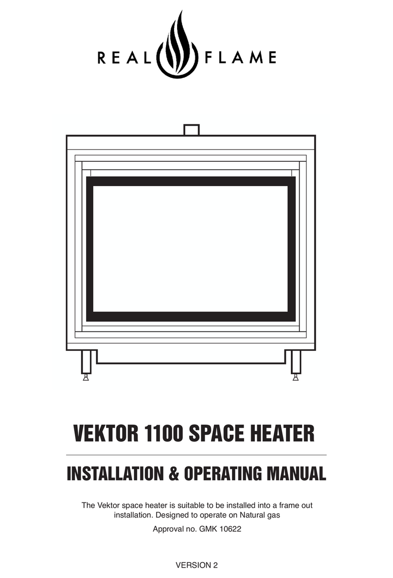 RealFlame VEKTOR 1100 Installation instructions