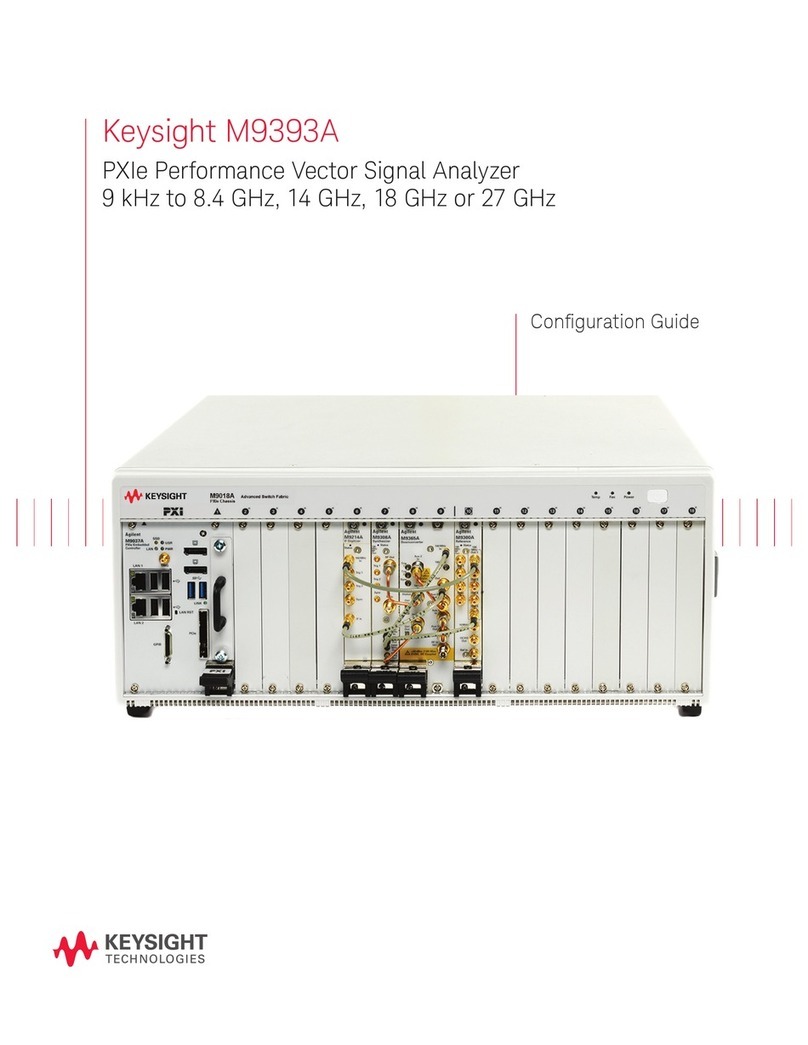 Keysight Technologies M9393A User manual