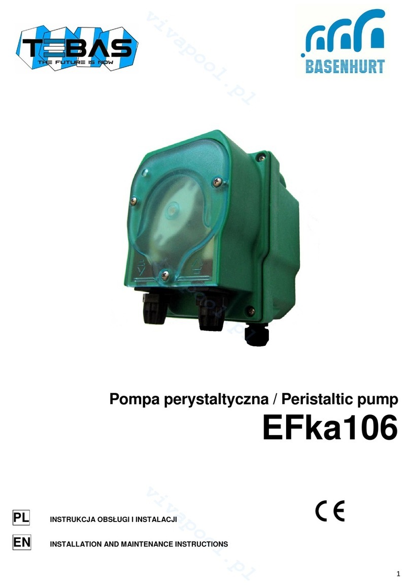BASENHURT TEBAS EFka106 Installation and maintenance instructions