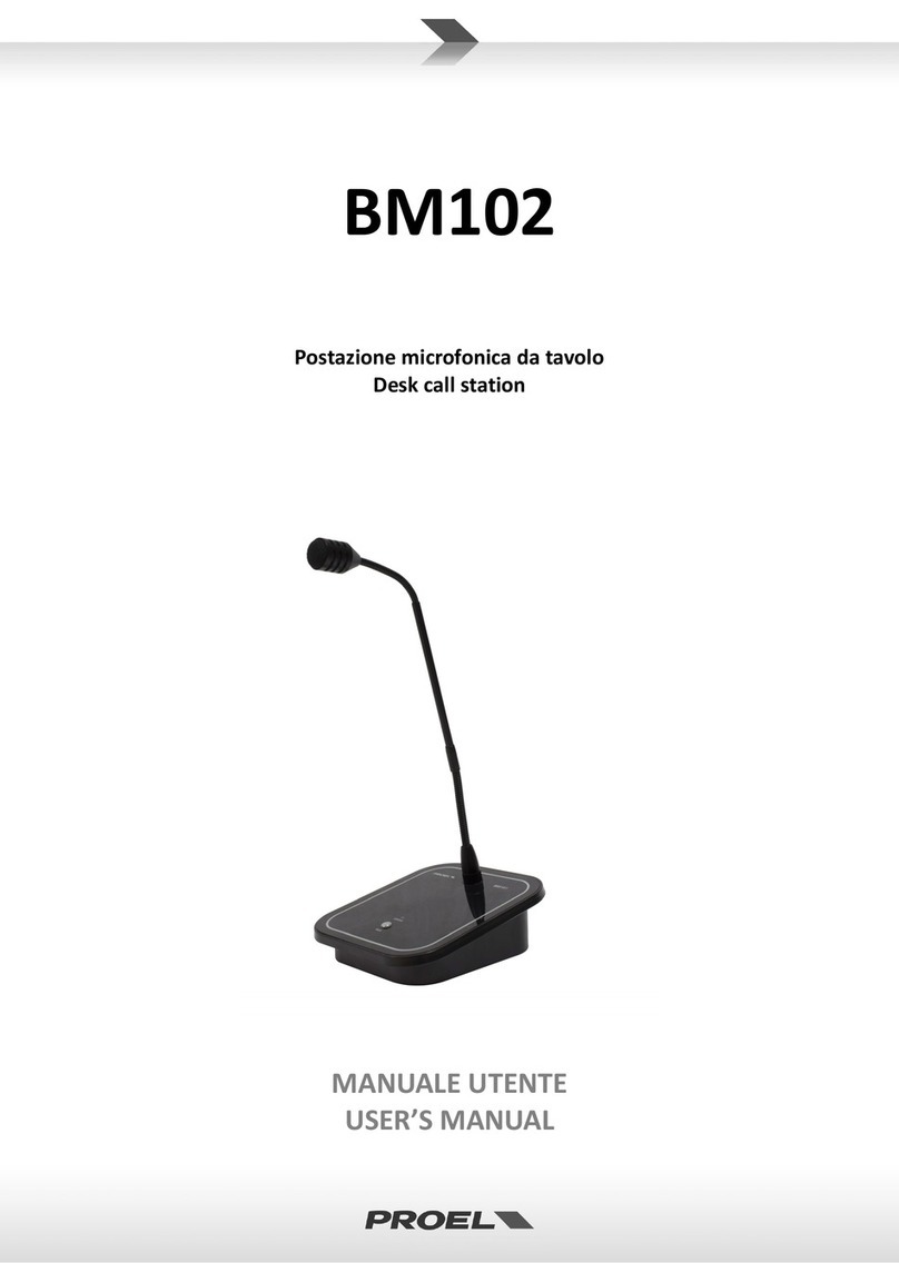 PROEL BM102 user manual