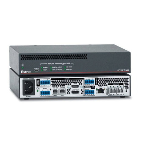 Extron electronics FOX3 T 301 user guide