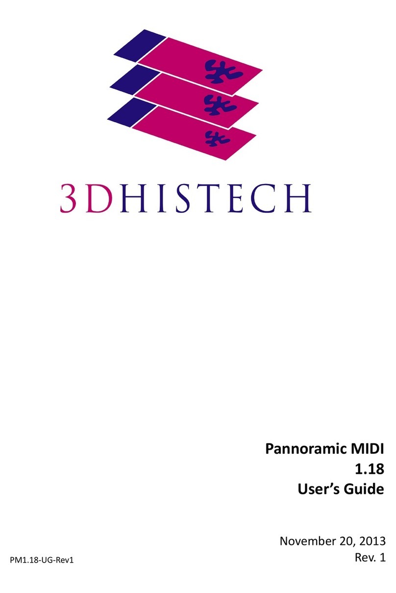3D Histech Pannoramic MIDI user manual