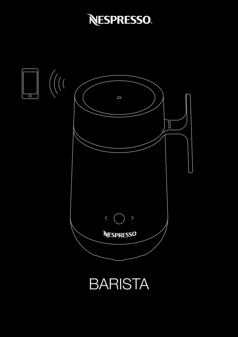 Nespresso BARISTA W10 user manual