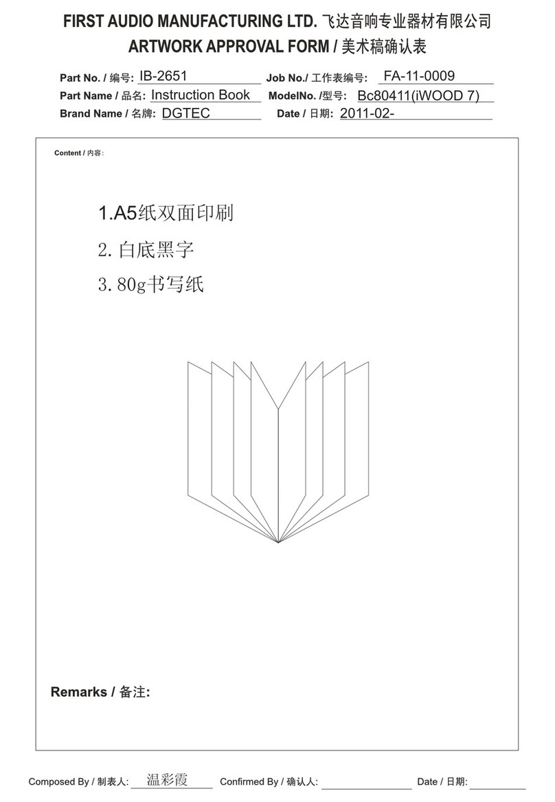DGTEC iWOOD 7 user manual