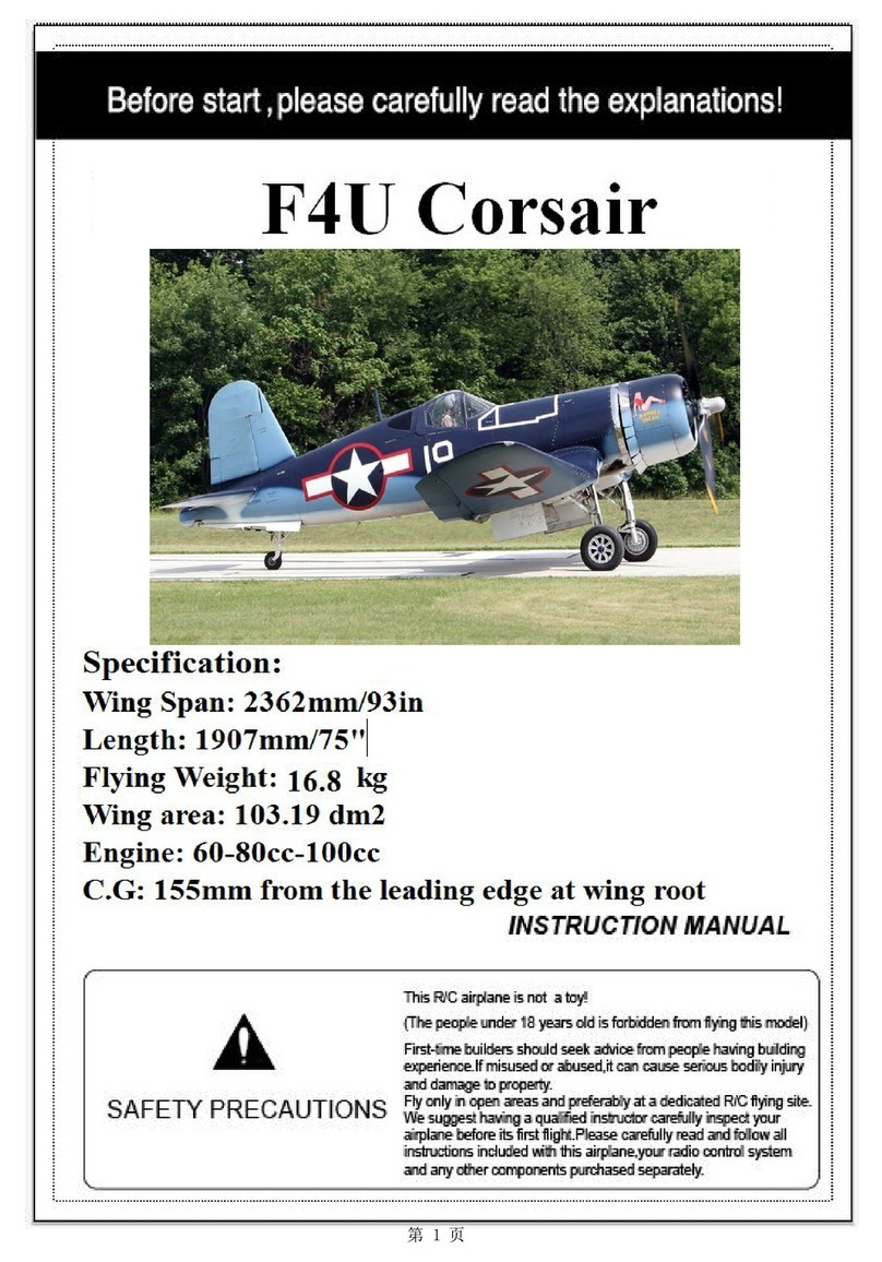 BigPlanes F4U Corsair User manual