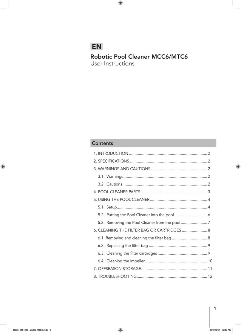 Maytronics MCC6 User instructions