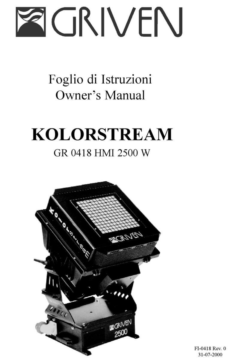 Griven KOLORSTREAM GR 0418 User manual