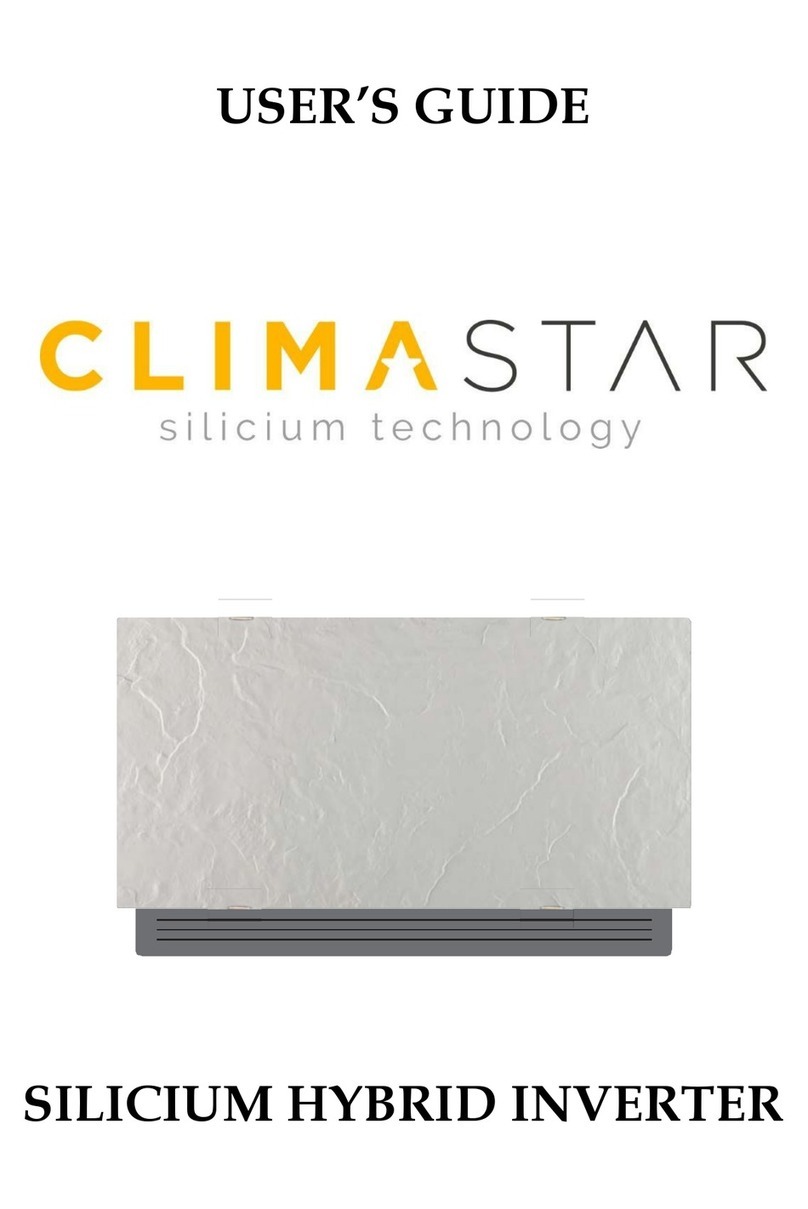 CLIMASTAR SILICIUM HYBRID user guide CLIMASTAR SILICIUM HYBRID user guide