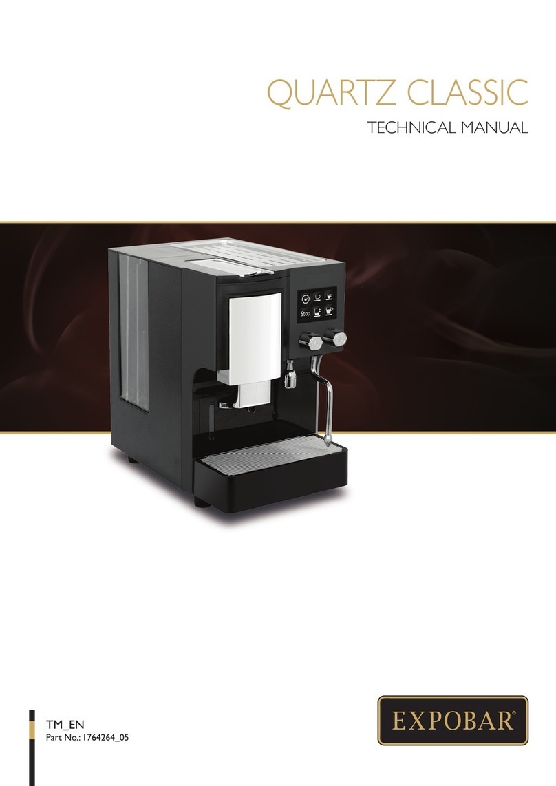 Expobar Quartz Classic One Touch User manual