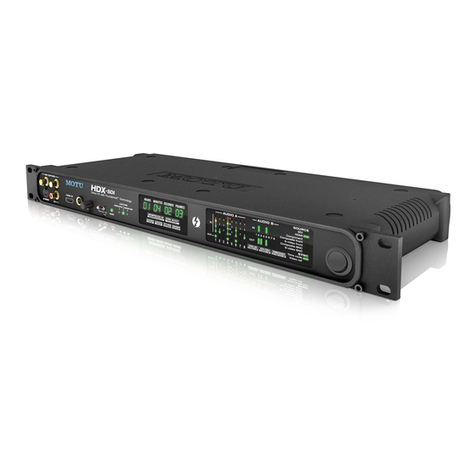 MOTU HDX-SDI user guide
